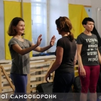 Заняття в «Клубах жіночої самооборони» в Києві, Тернополі, Львові