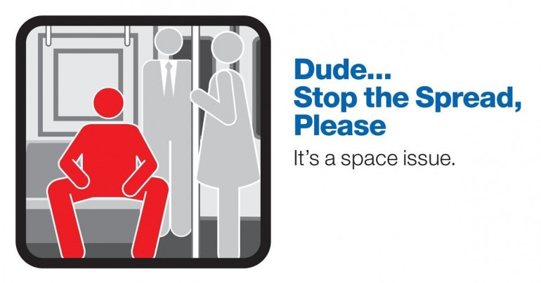 Зсунь ноги, коли сидиш в громадському транспорті